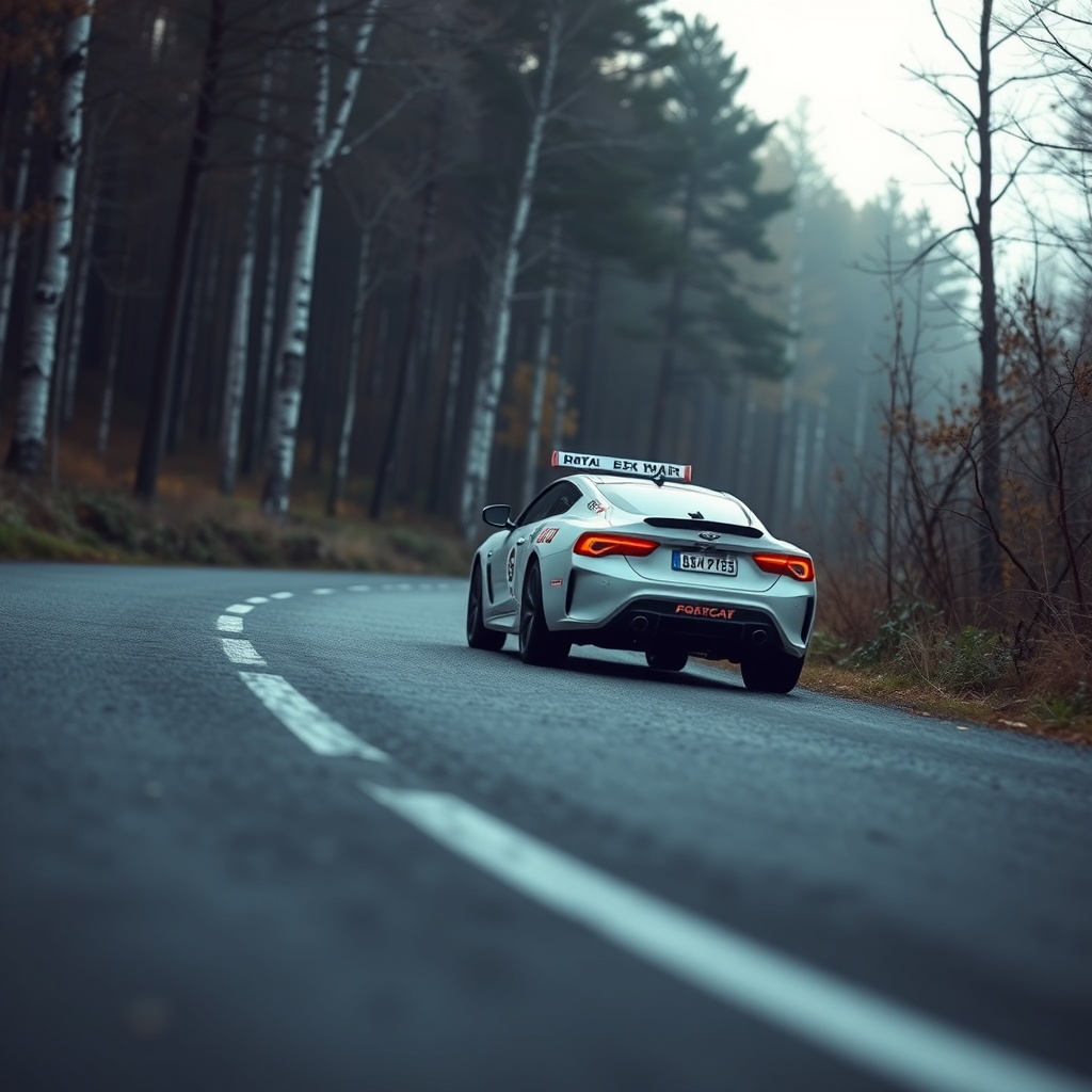 Drive Medical Daytona 4 auf einer schlammigen Waldpiste