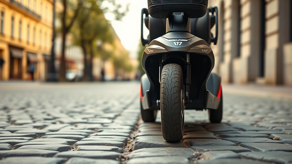 Pride Go-Go Elite Traveller Plus: Fahrkomfort und Federung